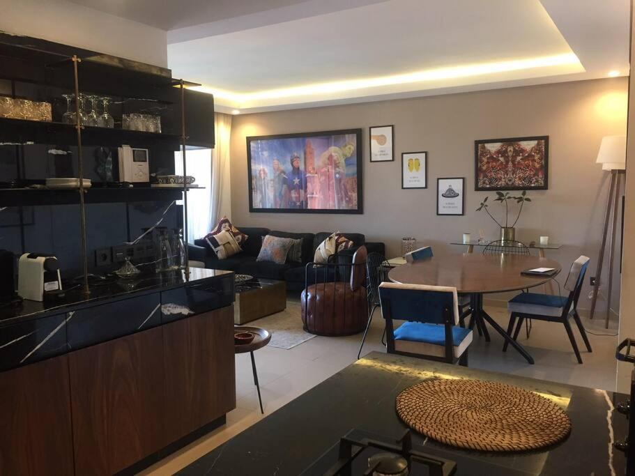 מרקש Luxueux Appart Hivernage Avec Vue Sur L"Atlas מראה חיצוני תמונה