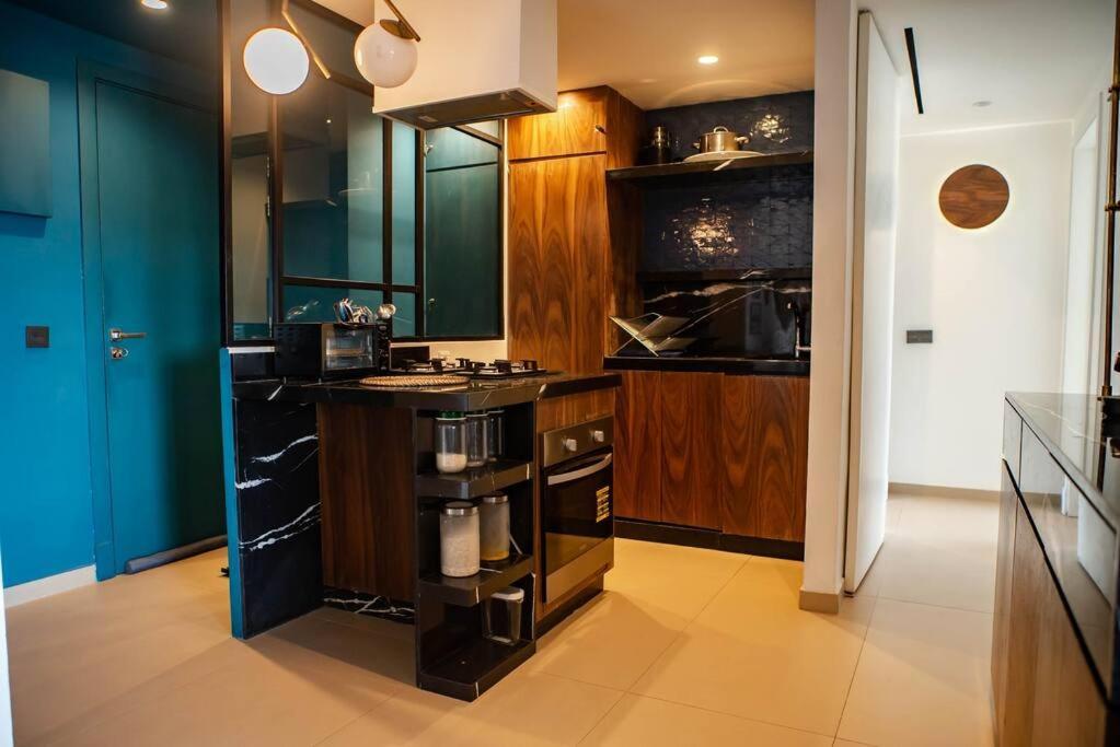 מרקש Luxueux Appart Hivernage Avec Vue Sur L"Atlas מראה חיצוני תמונה