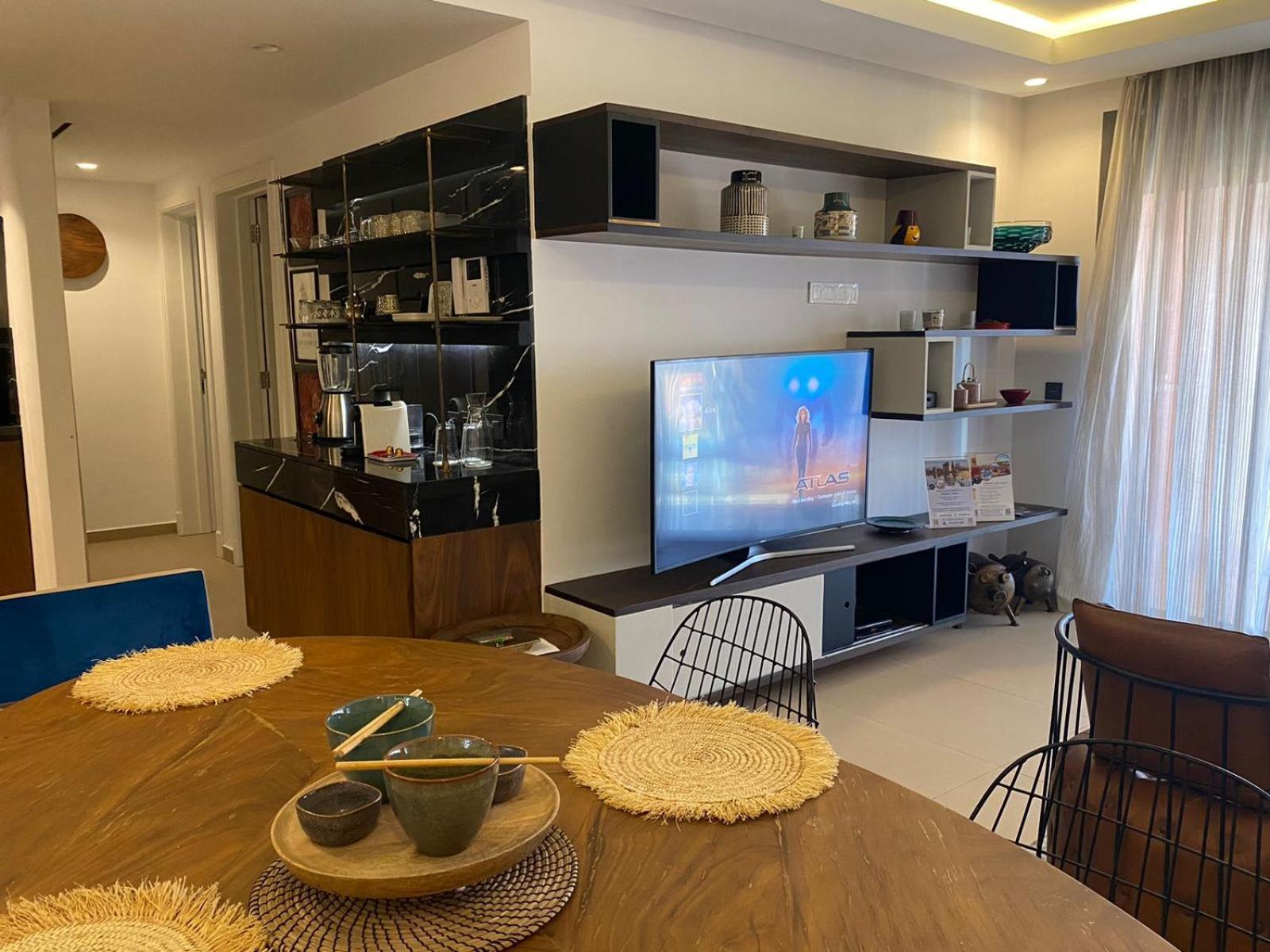 מרקש Luxueux Appart Hivernage Avec Vue Sur L"Atlas מראה חיצוני תמונה