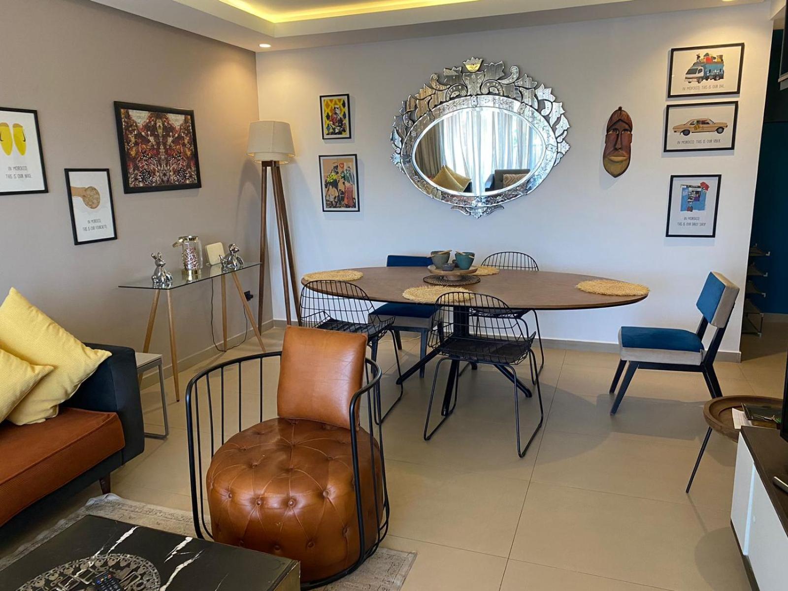 מרקש Luxueux Appart Hivernage Avec Vue Sur L"Atlas מראה חיצוני תמונה